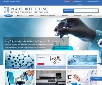 Pipitech.com(PI & PI Biotech Inc) Screenshot