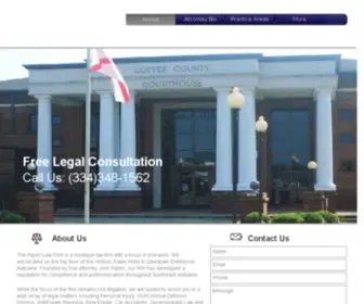 Pipkinfirm.com(Pipkin Law Firm) Screenshot