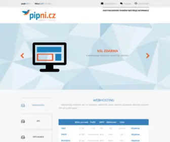 Pipni.cz(Moderní hosting) Screenshot