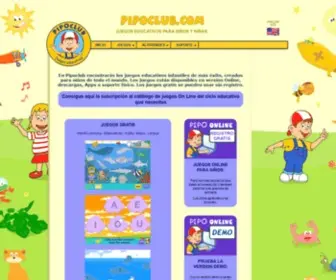 Pipoclub.com(Juegos para niños) Screenshot