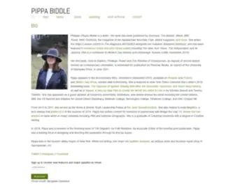 Pippabiddle.com(Pippa Biddle) Screenshot