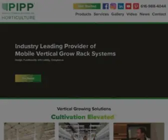Pipphorticulture.com(Vertical Grow Rack Systems) Screenshot