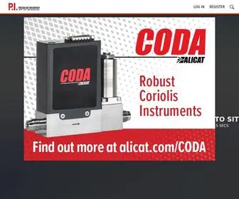Piprocessinstrumentation.com(P.I) Screenshot