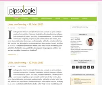Pipsologie.com(Infos und Wissen rund um den Devisenhandel) Screenshot