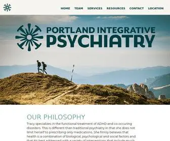 Pipsychiatry.com(Portland Integrative Psychiatry) Screenshot