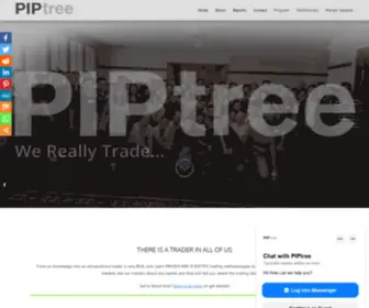 Piptree.com(Learn how to trade the financial market and become a full time trader) Screenshot