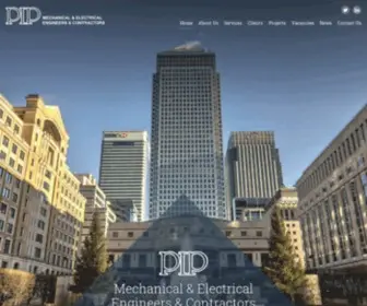 Pip.uk.com(Mechanical & Electrical Engineers & Contractors) Screenshot