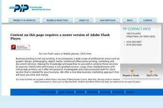 Pipwestchester.com(PIP Printing Westchester County NY) Screenshot