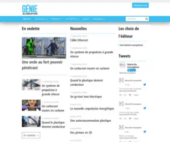 Piq-Mag.ca(Génie) Screenshot