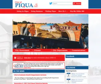 Piquaoh.org(Piqua, OH) Screenshot