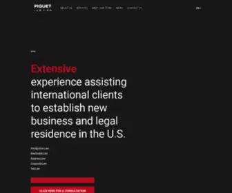 Piquetlawfirm.com(Description) Screenshot