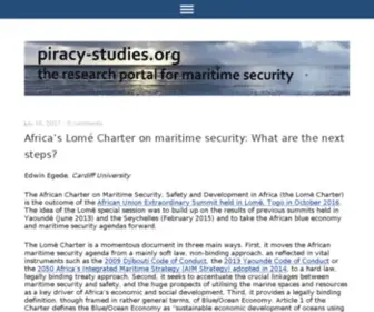 Piracy-Studies.org(PIRACY STUDIES) Screenshot