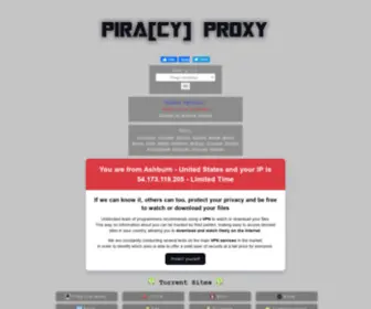 Piracyproxy.cc(Pira[cy] Proxy) Screenshot