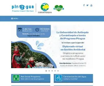 Piraguacorantioquia.com.co(Programa Integral Red de Agua) Screenshot