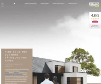 Piraino.fr(Constructeur de maisons dans le Nord) Screenshot