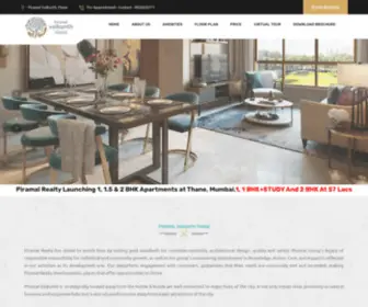 Piramal-Properties.com(Piramal Vaikunth Thane) Screenshot