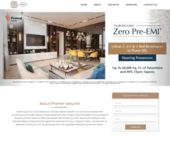 Piramal-Vaikunth.com(Piramal Vaikunth) Screenshot