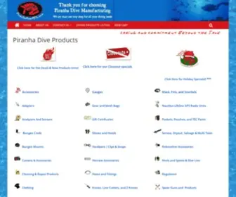 Piranhadivemfg.com(Piranha Dive Manufacturing) Screenshot