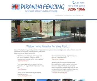 Piranhafencing.com.au(Piranha Fencing Pty Ltd) Screenshot