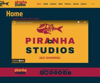 Piranhastudios.in(Piranha Studios) Screenshot