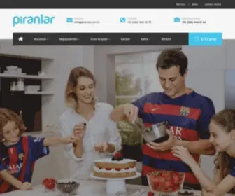 Piranlar.com.tr(Piranlar Online Alışveriş Sitesi) Screenshot