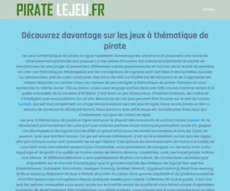 Pirate-Lejeu.fr(Pirates des trois océans) Screenshot