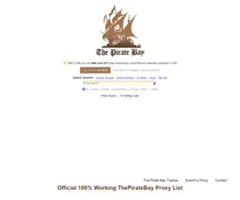 Piratebay-Mirrors.com(What to do if Pirate Bay is Blocked) Screenshot
