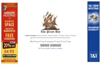 Piratebaybyproxy.com Screenshot