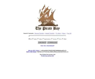 Piratebayproxy.in(Piratebayproxy) Screenshot