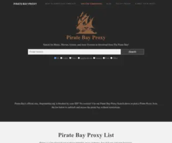 Piratebayproxy.net(Pirate Bay Proxy) Screenshot