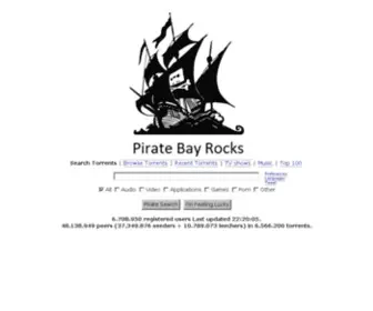 Piratebay.rocks(See related links to what you are looking for) Screenshot