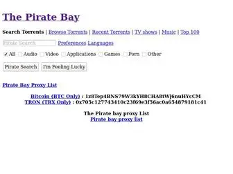 Piratebays.in(The Pirate Bay Download music) Screenshot