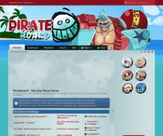 Pirateboard.net(Das Pirateboard ist eine der ältesten und aktivsten One Piece Communities) Screenshot