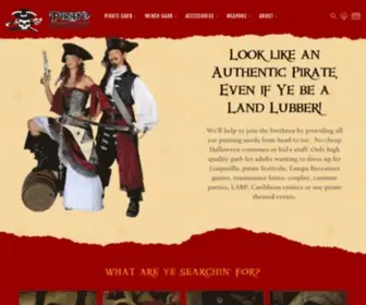 Piratefashions.com(Pirate Fashions) Screenshot