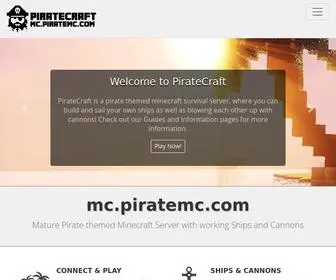 Piratemc.com(Pirate minecraft server) Screenshot