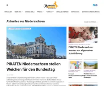 Piraten-NDS.de(Piratenpartei Niedersachsen) Screenshot