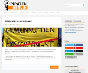 Piratenpartei.berlin(Piratenpartei berlin) Screenshot