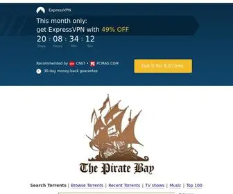 Pirateproxy.tel(The Pirate Bay) Screenshot