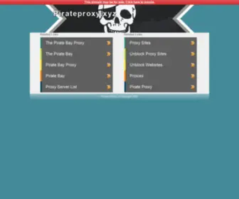 Pirateproxy.xyz(Pirateproxy) Screenshot