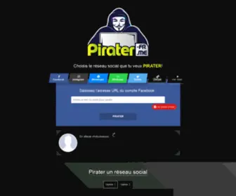 Pirater-FR.me(Apprenez à piratage n'importe quel réseau social) Screenshot