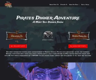 Piratesdinneradventure.com(Pirates Dinner Adventure) Screenshot