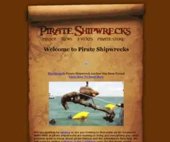 Pirateshipwrecks.com(Pirates and Pirate Shipwrecks) Screenshot