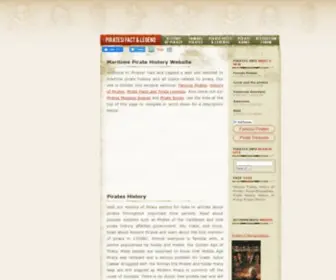 Piratesinfo.com(Famous Pirates) Screenshot