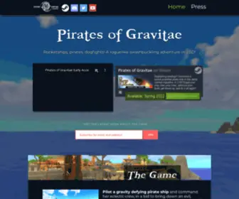 Piratesofgravitae.com(Pirates of Gravitae) Screenshot