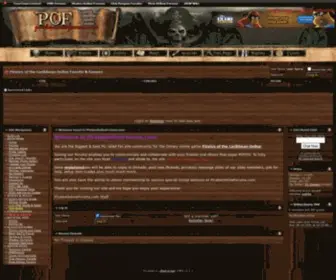 Piratesonlineforums.com(Pirates Online Forums) Screenshot