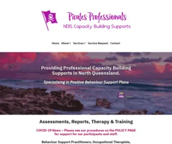 Piratesprofessionals.com.au(NDIS Capacity Building Supports) Screenshot