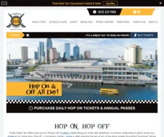 Piratewatertaxi.com(Daily Tours of Downtown Tampa aboard the Pirate Water Taxi Pirate Water Taxi) Screenshot