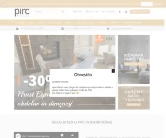 Pirc-INT.si(Pirc International) Screenshot