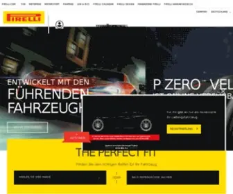 Pirelli.de(Pirelli für PKW) Screenshot