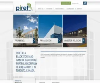 Piret.ca(PURE INDUSTRIAL) Screenshot